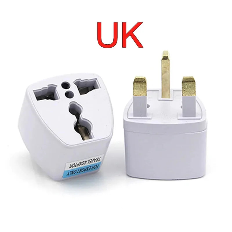 1PC Universal US UK AU To EU Plug USA To Euro Europe Travel Wall AC Power Charger Outlet Adapter Converter 2 Round Pin Socket