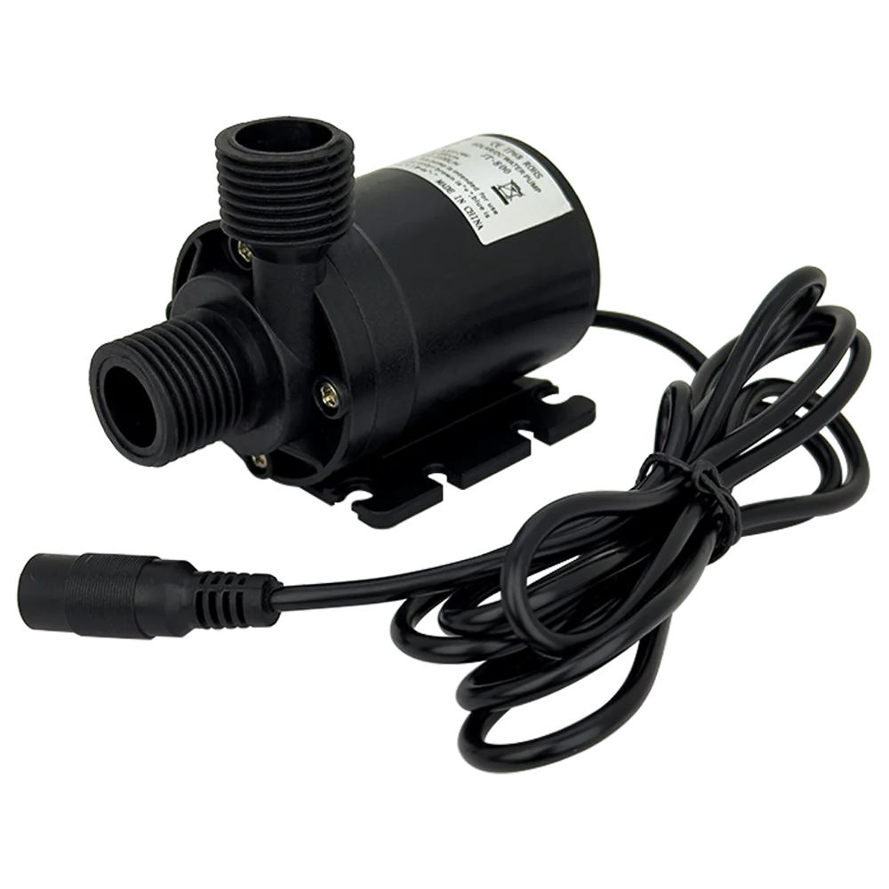 Brushless Motor Water Pump, DC6~24V 1100L/H, 8M Head G1/2" Submersible Pump, Fountain Water Heater, Shower Booster Pump, IP68