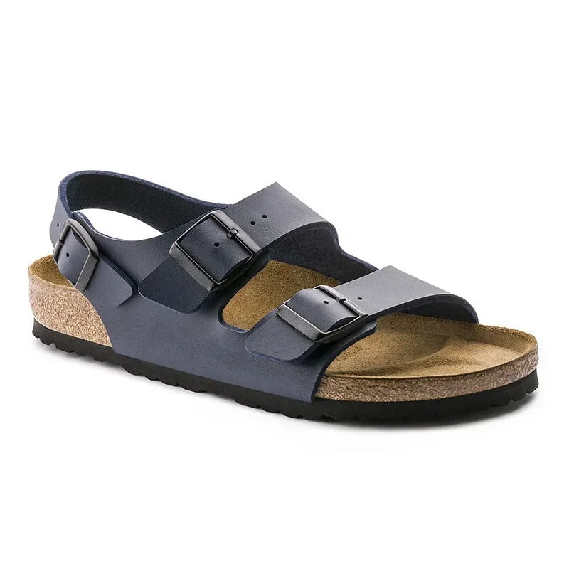 Man’s Fashion Casual Cork Sandal Breathable Comfort Summer Flip-Flops Couple Slippers Beach Muller Outdoor Anti Slip Shoes Youth