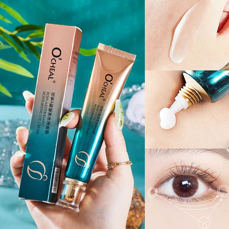 Ouqianya Retinol Eye Cream Moisturizing Firming Dark Circle Care Fine Line Treatment Anti-Wrinkle Daily Use,Under Eye Care