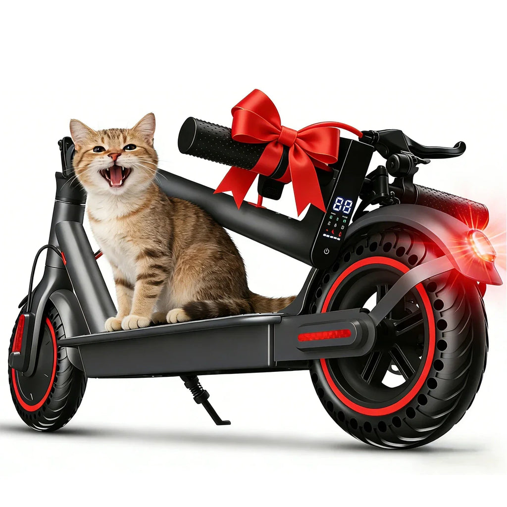 500W Motor Folding Electric Scooter For Adults 36V 5.2AH Battery Rang 8.5'' Solid Tire 18MPH 15Miles Long Range APP Control