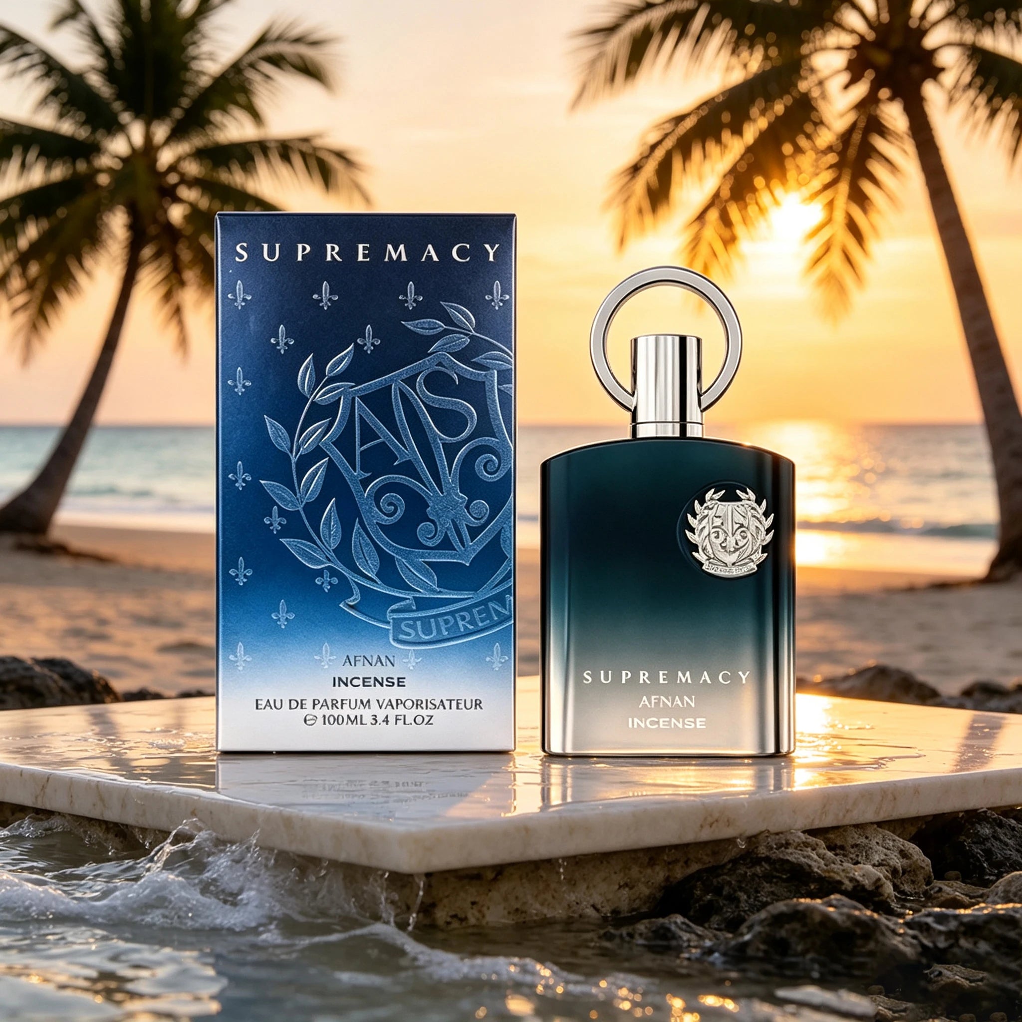 AFNAN Supremacy Incense Eau de Parfum 100ml, Luxury Woody Incense Scent Long Lasting Arabian Perfume For Men, Daily & Dating Fragrance Gift