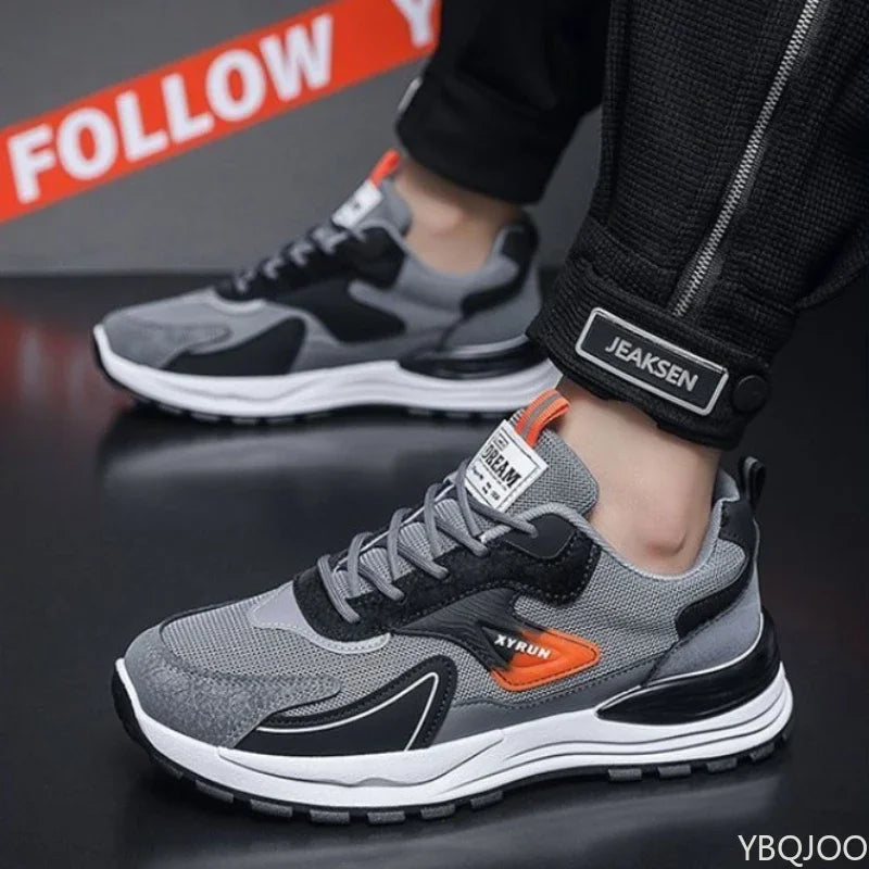 2025 Large Size Autumn Fashion New Item Breathable Casual Comfortable Men's Shoes Versatile Lightweight Flat Sports Men's Shoes