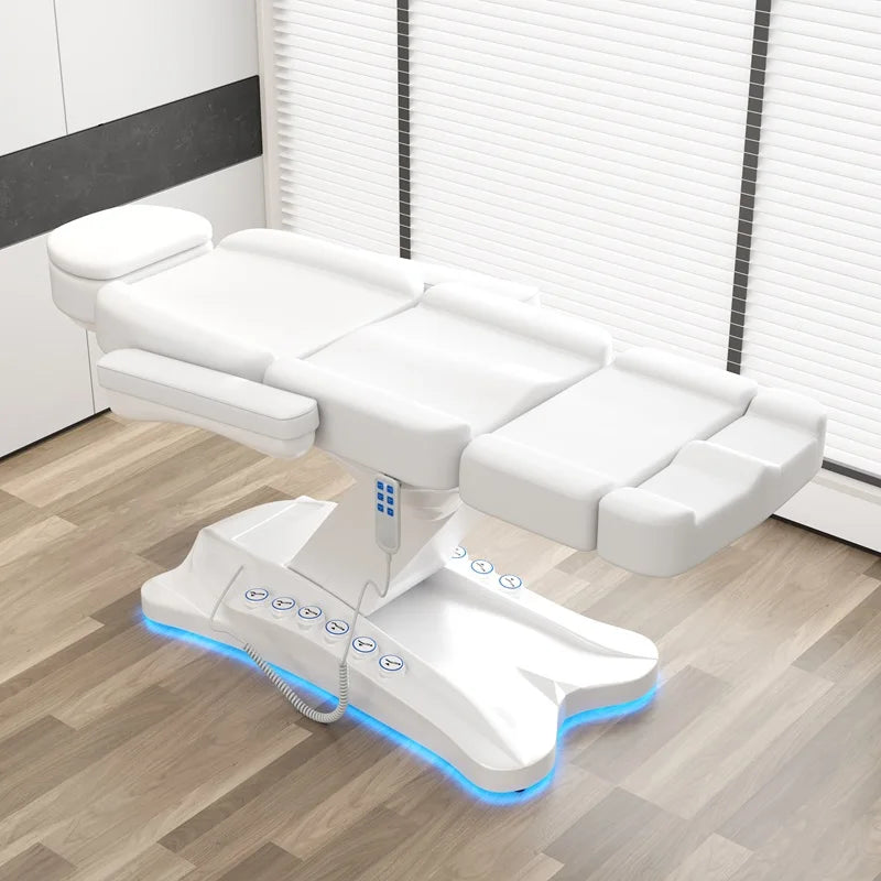 Modern 4 Motor Electric Beauty Facial Dermatology Massage Table And Bed