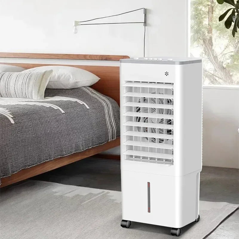 Small Air Conditioning Fan: Air Cooler. Single Cooler Fan. Mobile Air Conditioning Fan. Ventilateur Portable.