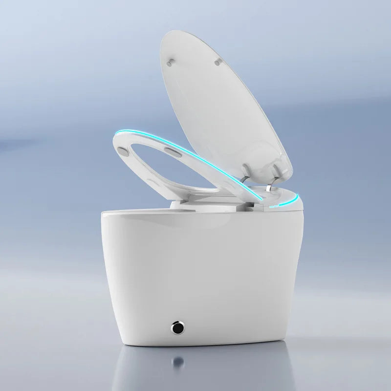 Fully automatic smart toilet integrated with built-in foam shield siphon type no water pressure limit toilet