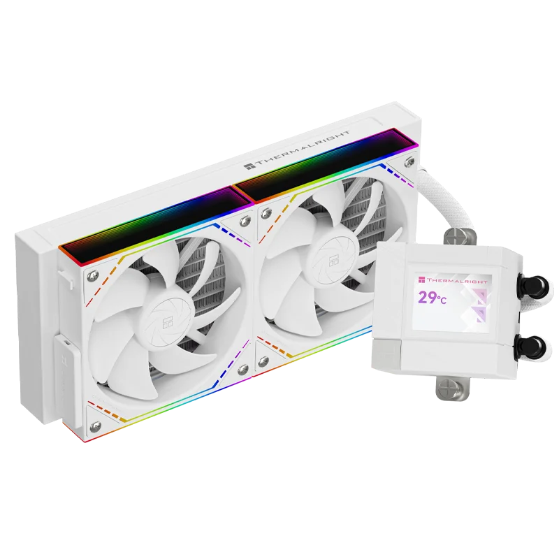 Thermalright CORE MATRIX 240 VISION 240MM All-in-one CPU Liquid Cooler 2” 320*240 resolution IPS LCD support LGA 1851 AMD AM5