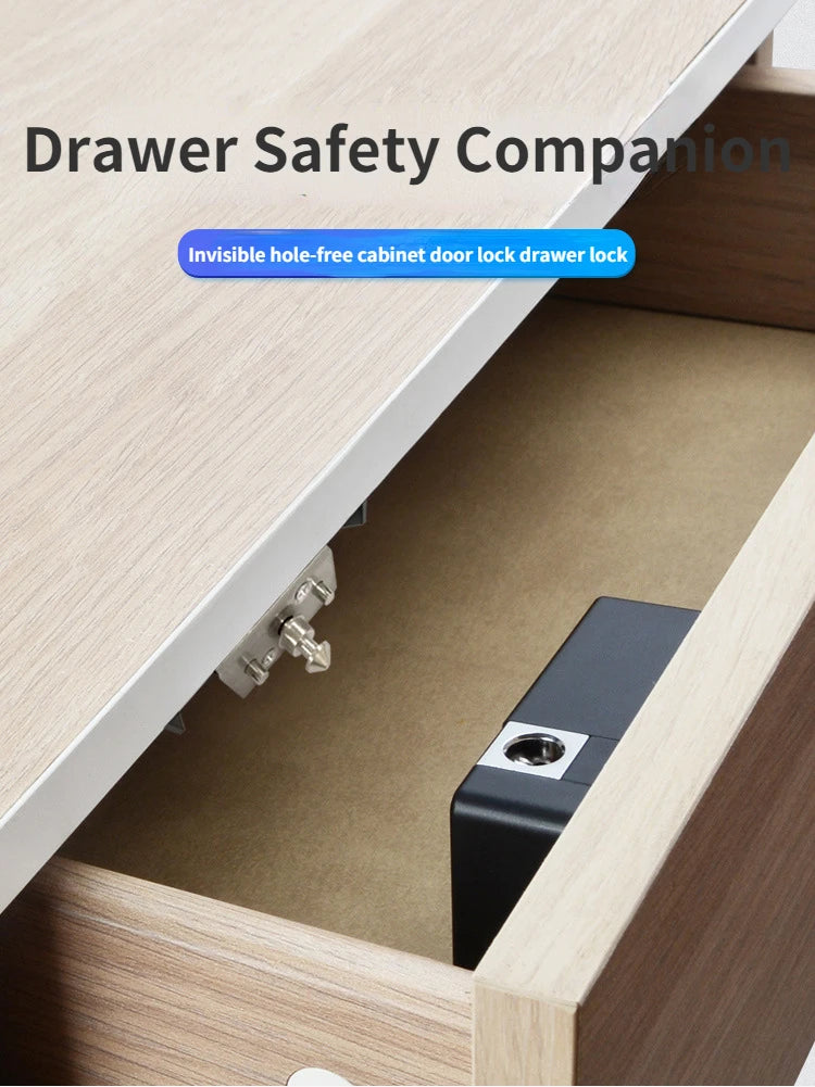 Smart Cabinet Door Lock Keyless Invisible Electronic Lock IC Card TTlock App Unlock Cabinet Locker Furniture Drawer Smart Locks