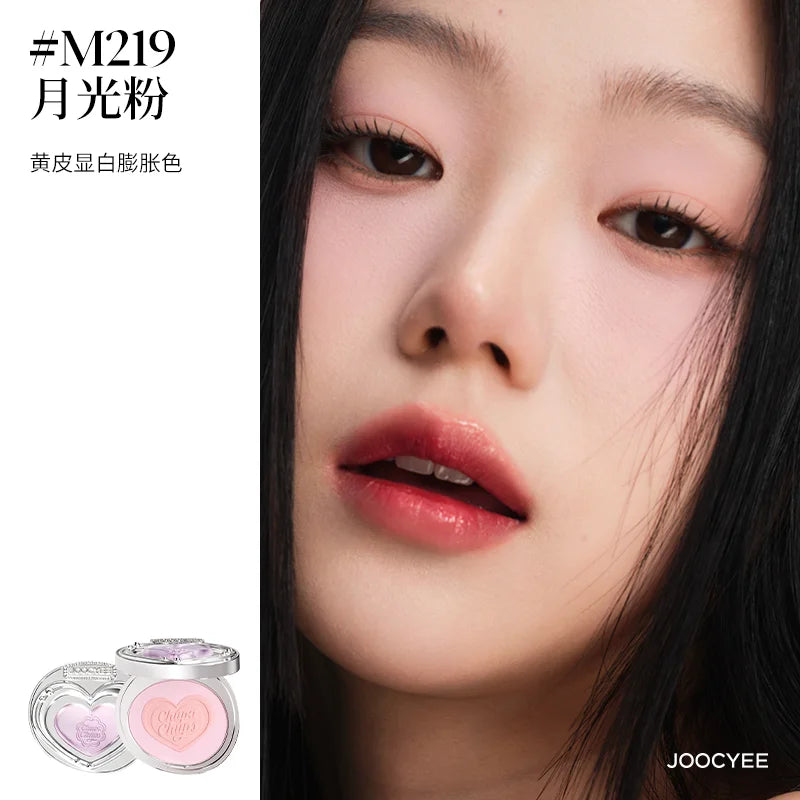 Joocyee Gem Sandwich Powder Blusher Makeup Korean Palette De Blush Cruelty-Free Blush Contour Face With Matte Finish
