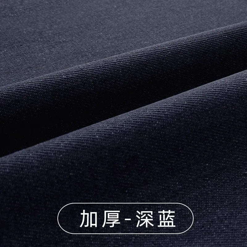 Washed Denim Fabric By The Meter for Sewing Jeans Shirts Clothing Polyester Cotton Diy Thin Thickend Micro Stretch Plain Summer