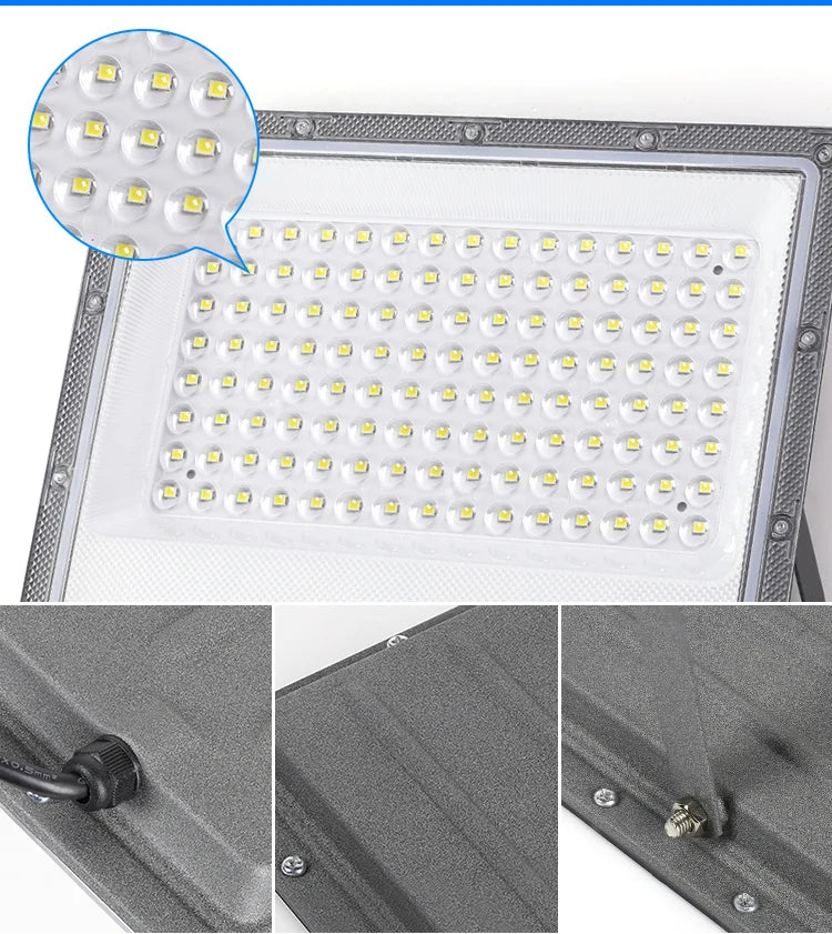 50W 100W 200W 300W 500W Led Floodlight Outdoor IP66 Waterproof 220V Reflector LED Garden Lighting Street Lamp Wall Flood Lights