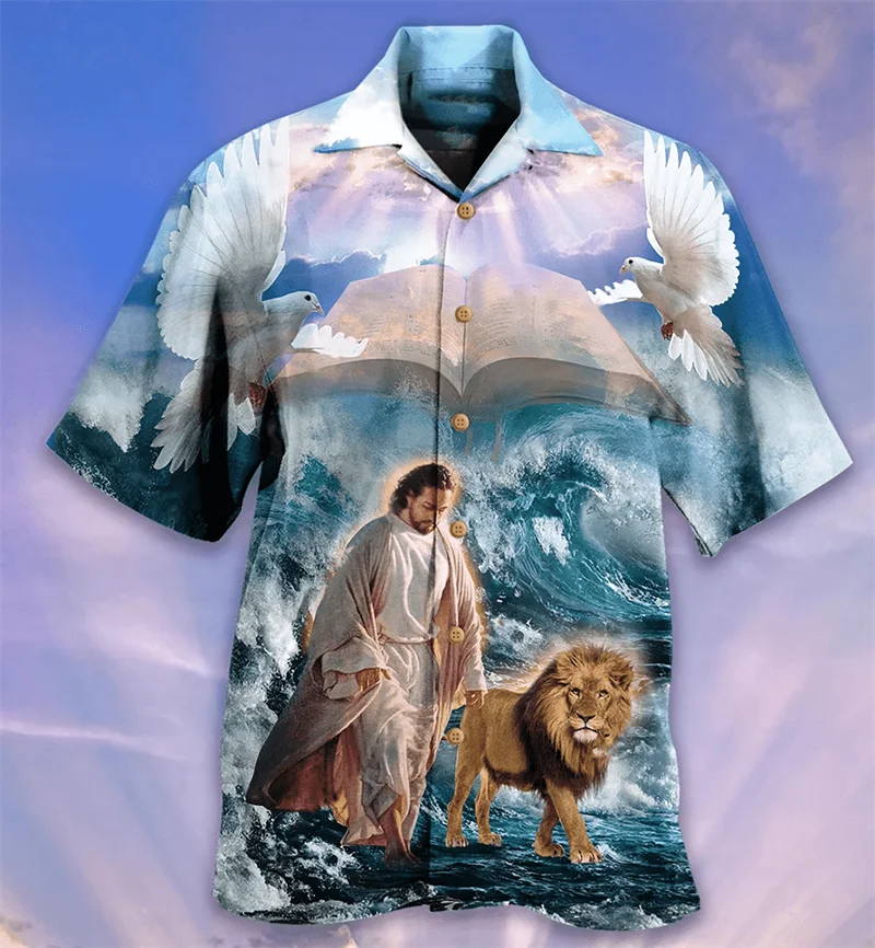 Jesus Love Me God Loves The World  Hawaiian Shirts Mens Womens Fashion Cool Beach Shirts Summer Cool Floral Shirt Tops Clothes