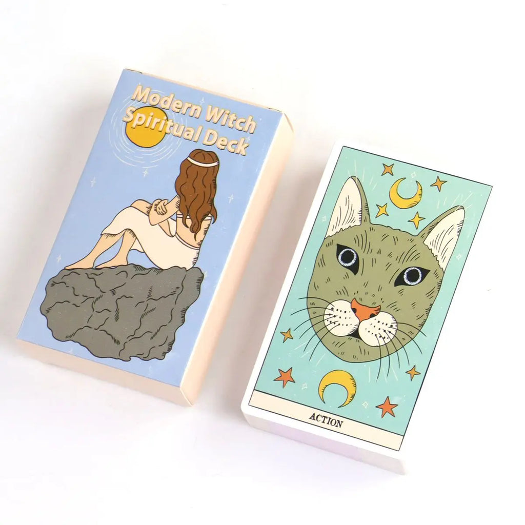 10.3*6cm Modern Witch Spiritual Deck, 60 Pcs Modern Style Oracle Cards