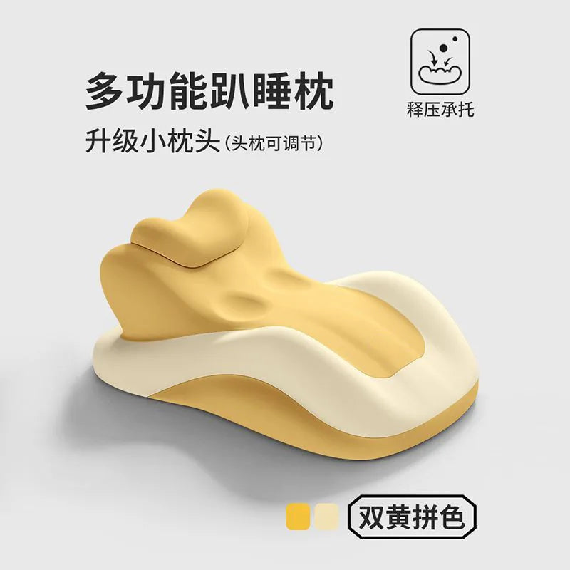 Adjustable Wedge Pillow, Ergonomic Prone Cushion Designed for Comfortable Phone Use And Gaming in Bed. Contoured Support
