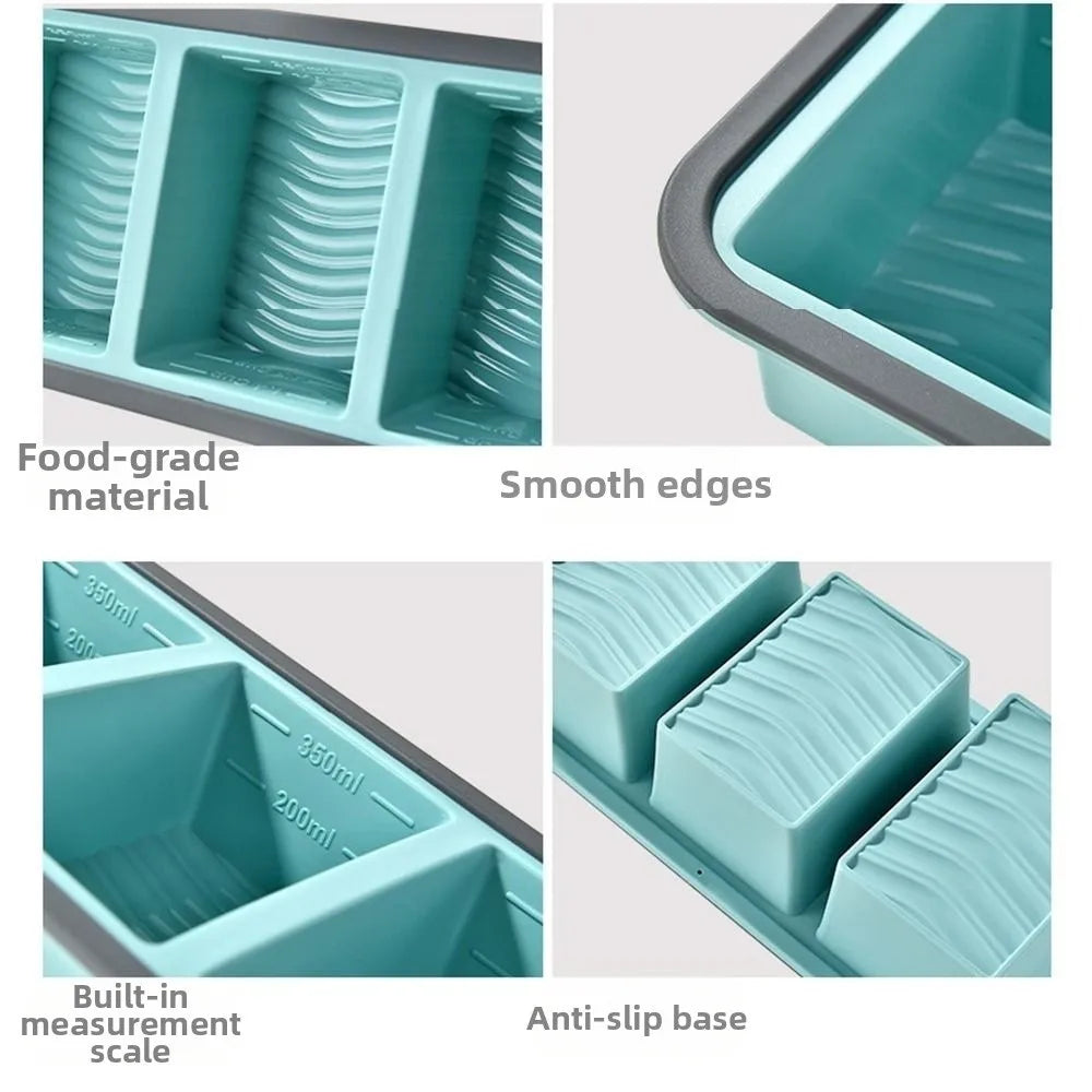 2/3/4 Grid Lunchbox Compartmentalized Wheat Straw Picnic Storage Boxs Durable Dinnerware Lunch Box