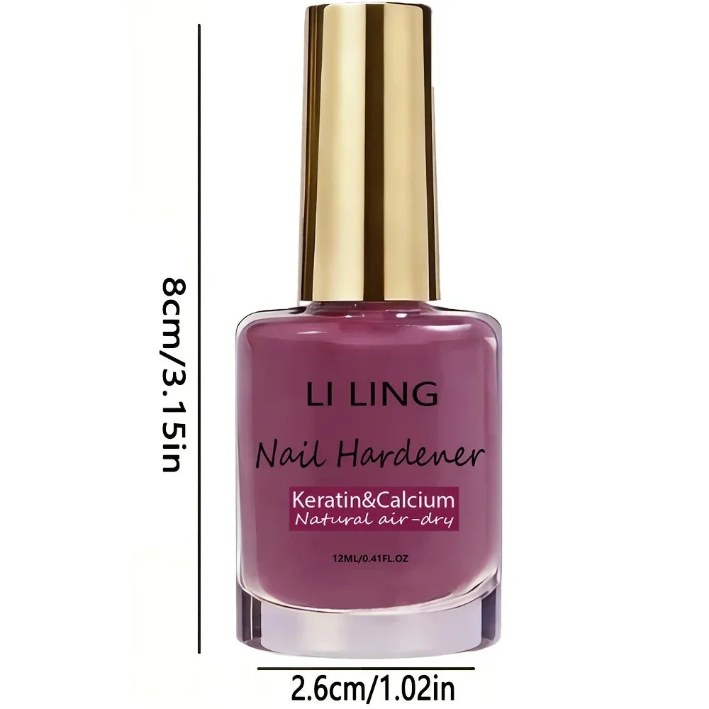 Icy Waxberry Polish: Quick-Dry, No-Bake, Easy, with Keratin & Calcium, Hardens, Fast DIY, Essential for Busy Nail Art Lovers.