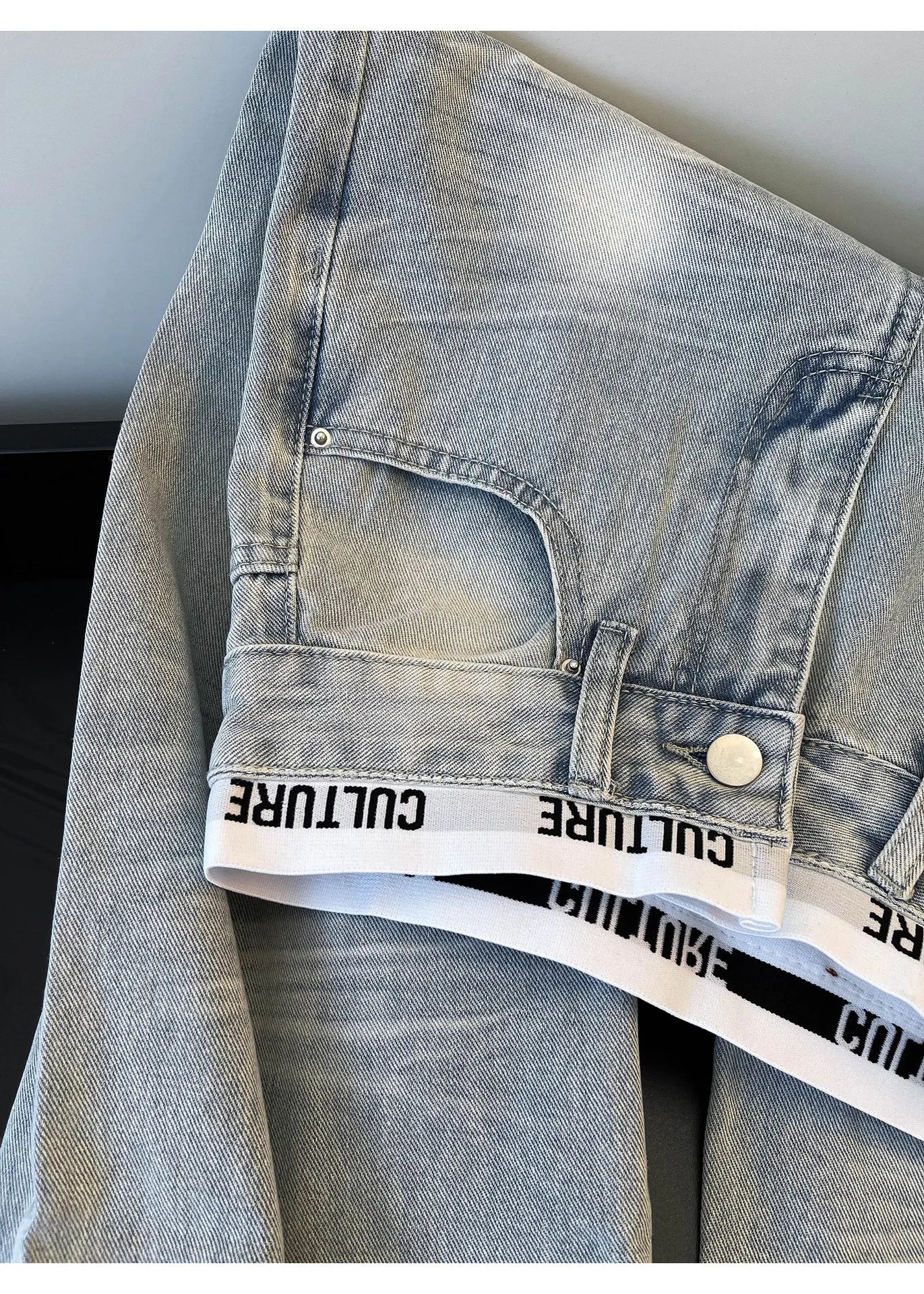 Women's High Waist Ripped Boyfriend Jeans Distressed Loose Fit Denim Pants Casual Streetwear Fashion Trousers