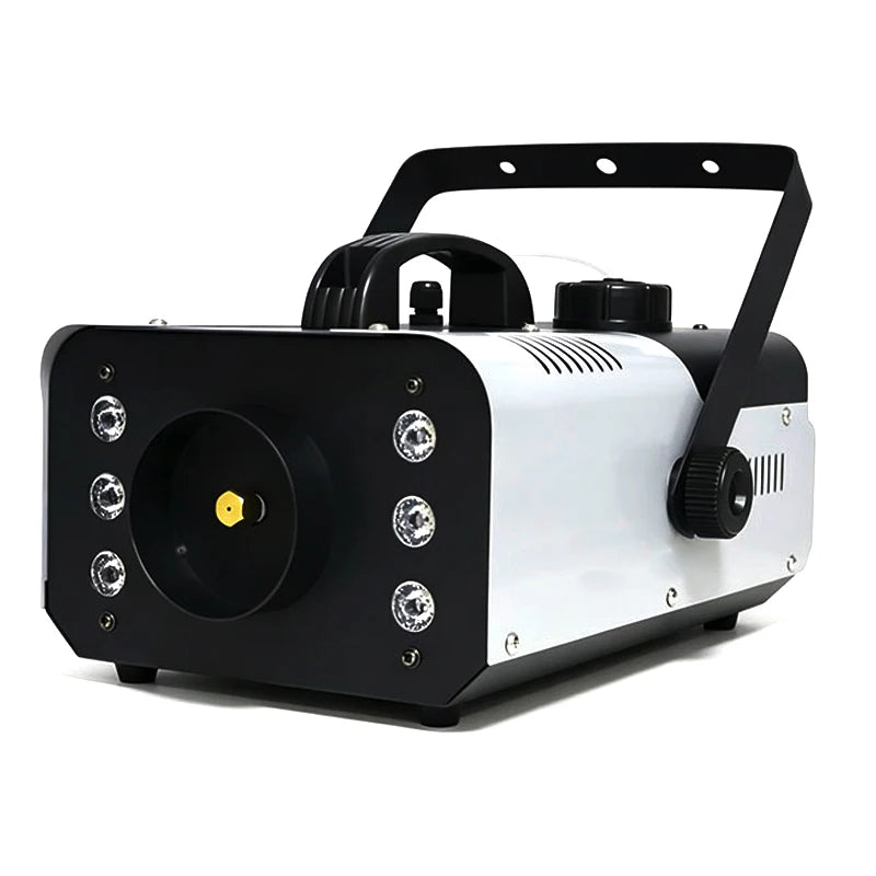 Smoke Machine 1200W 6LEDS 10m Spray Fog Machine for Wedding & Engagement Bithday Party Christmas Halloween with Remote Control