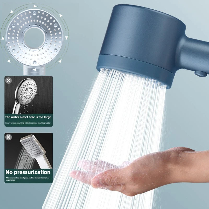 5 Modes Shower Head High Pressure Showerhead Portable Filter Rainfall Faucet Tap Bathroom Bath Home Bathroom Accessories