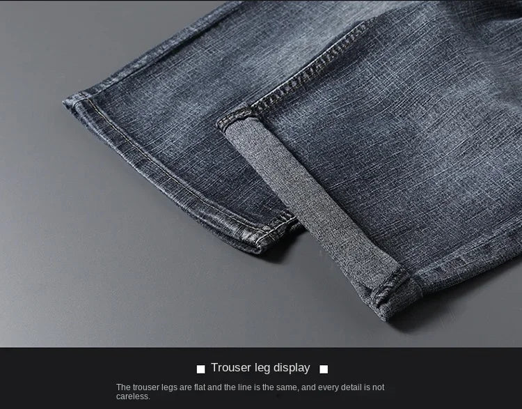 Men Classic Style Men's Slim Denim jorts Summer New Business Fashion Thin Stretch Short Casual jorts Male