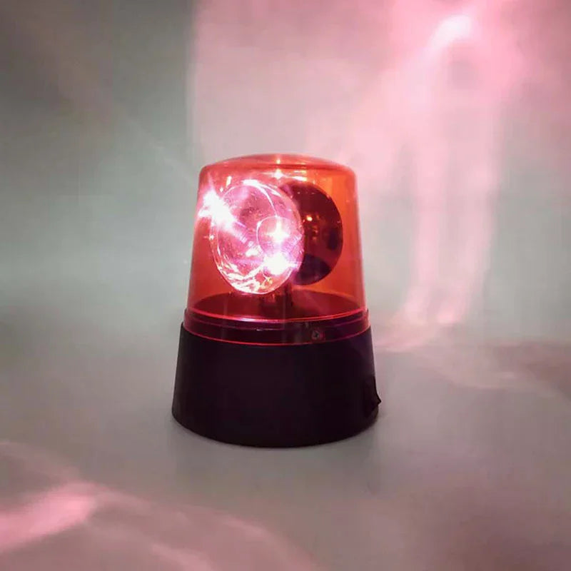 LED Strobe Light for Car: Flashing Circular Signal Lamp, Battery-Powered, Ideal for Ceiling Mount in Truck or School Vehicle
