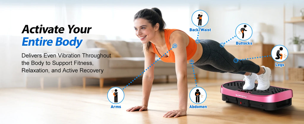 Magnetic Vibration Plate Exercise Machine Fat Burning 120 Levels 330lbs Portable Quiet Home Fitness  APP Control Workout Platform for Home Gym Body Shaping Gift for Women Men