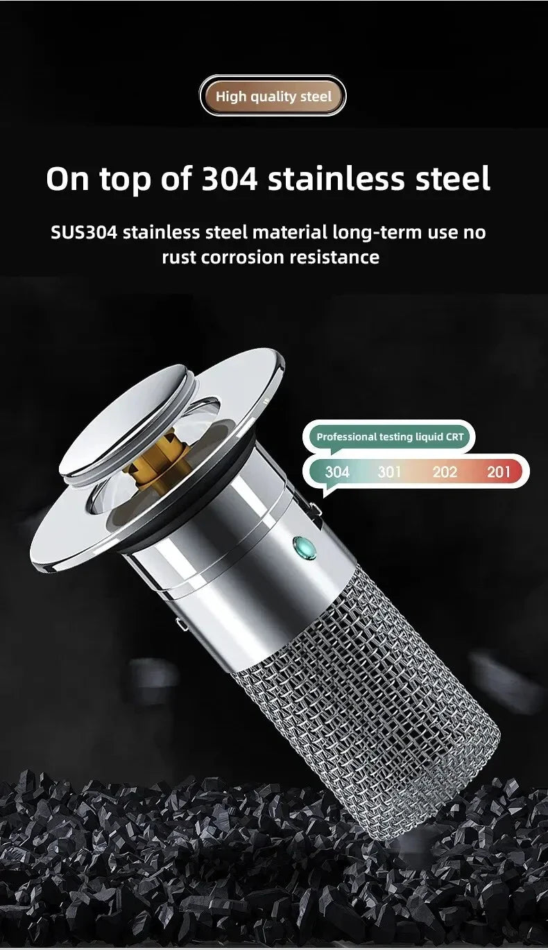 Bathroom Basin Drain Strainer Pop‑Up Removable Stainless Steel Hair Catcher Stopper Insect Proof Odor‑Proof Anti‑Clog Filter