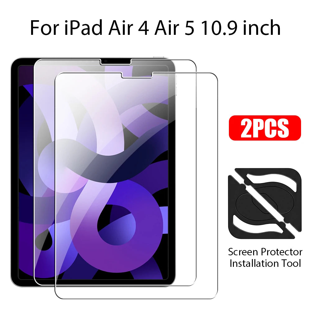 tempered glass for ipad air 11 m4 m3 m2 5 4 pro 13 m5 12.9 screen protector 11th a16 10 9 9th 10th gen mini 7 6 Protective Film
