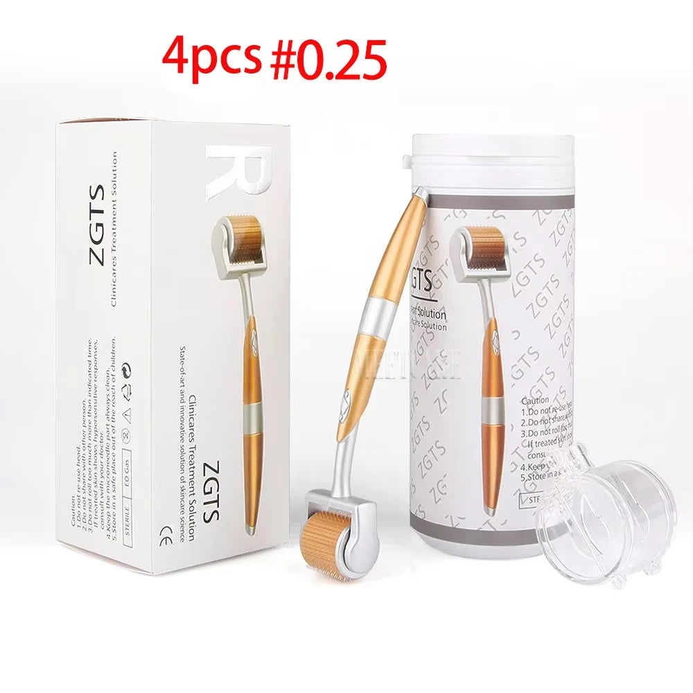 ZGTS 192 Derma Roller  Microneedle 0.25mm 0 Dermaroller Needles Hair Skin Care Tool Face Body Massage Facial Beauty Micro Needle