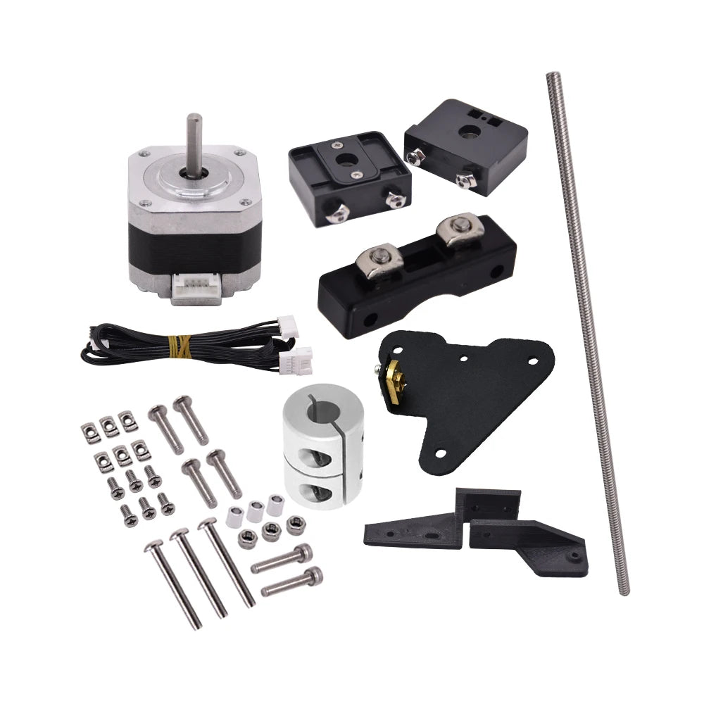 Creativity Dual Z Axis Upgrade Kit with Lead Screw 42-34 Stepper Motor for Ender3 CR10 3d Printer Parts for Ender 3 Pro/V2 CR10S