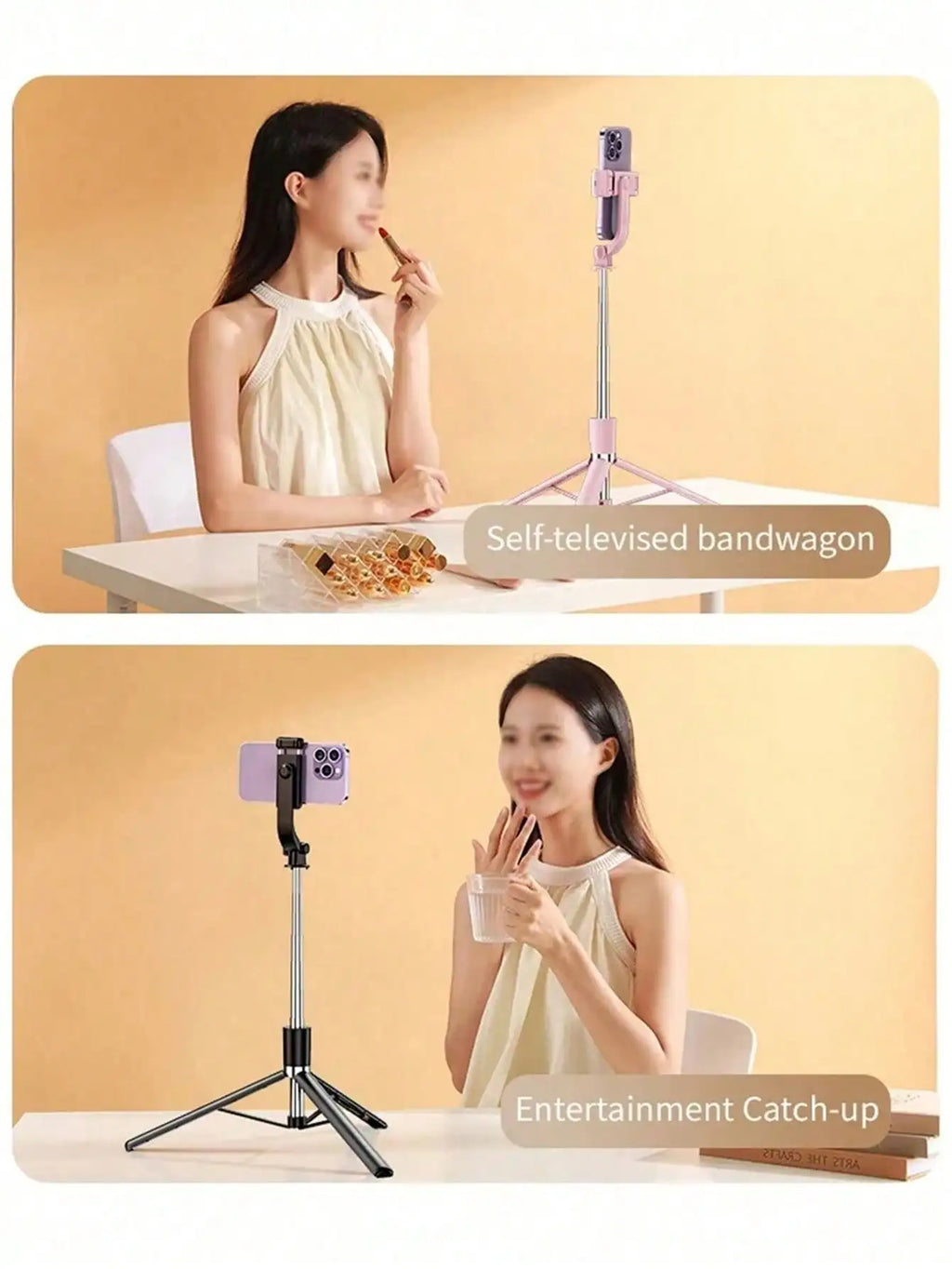 1700mm Selfie Stick Wireless Selfie Stick Phone Tripod Extendable  Stand Foldable Monopod For Smartphones Balance Steady Shootin