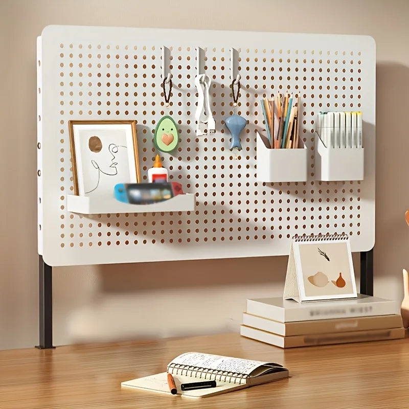 Desktop organizer, DIY pegboard combination kit, desk drawer organizer, clip-on desktop organizer with extendable height