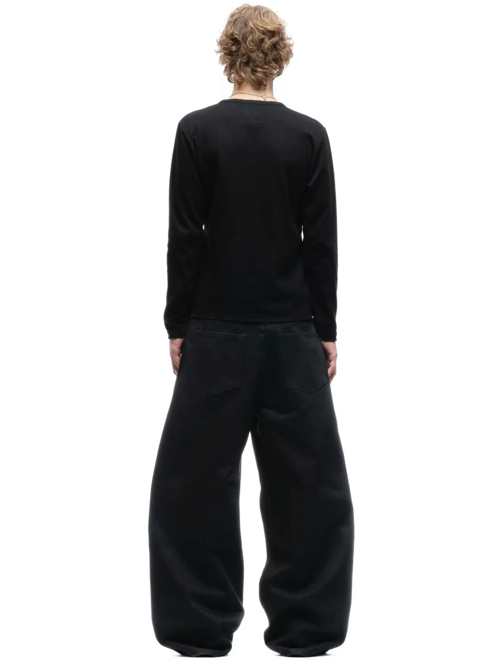 Black Raw Denim Jeans Baggy Pants Japanese Red Edge Raw Selvedge Fabric Straight Leg Men's Casual Trousers