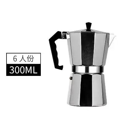 KNCOKAR 1/2/3/6/9/12/14cup Stovetop Moka Coffee Maker Italian Top Moka Espresso Cafetera Expresso Percolator Cafe Coffee Pot