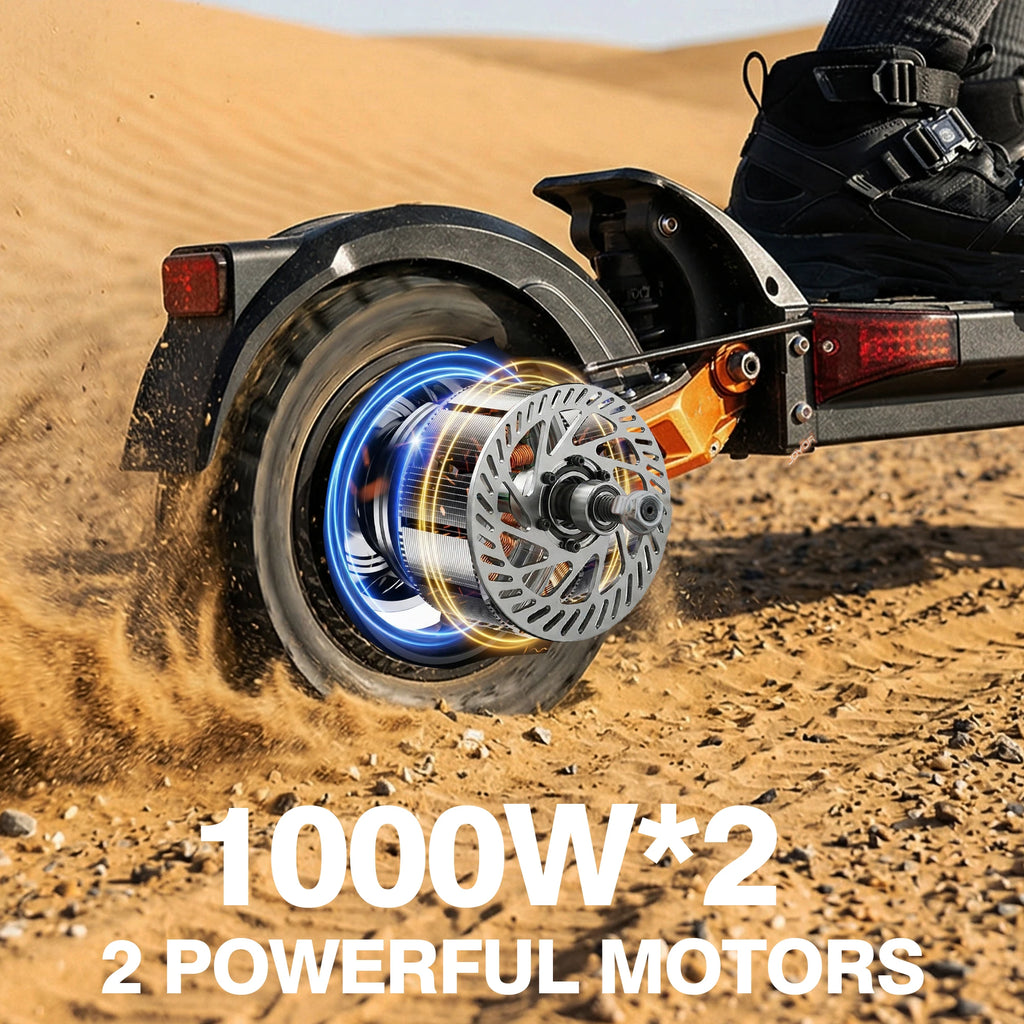 JOYOR T10 2000W Dual Motor Electric Scooter 60V18Ah Long Range Off-Road Foldable E-Scooter for Adults Heavy Duty Shock Absorber USA Local Warehouse Fast Shipping 3-5 Days Duty Free High Speed Powerful Kick Scooters Mobility S