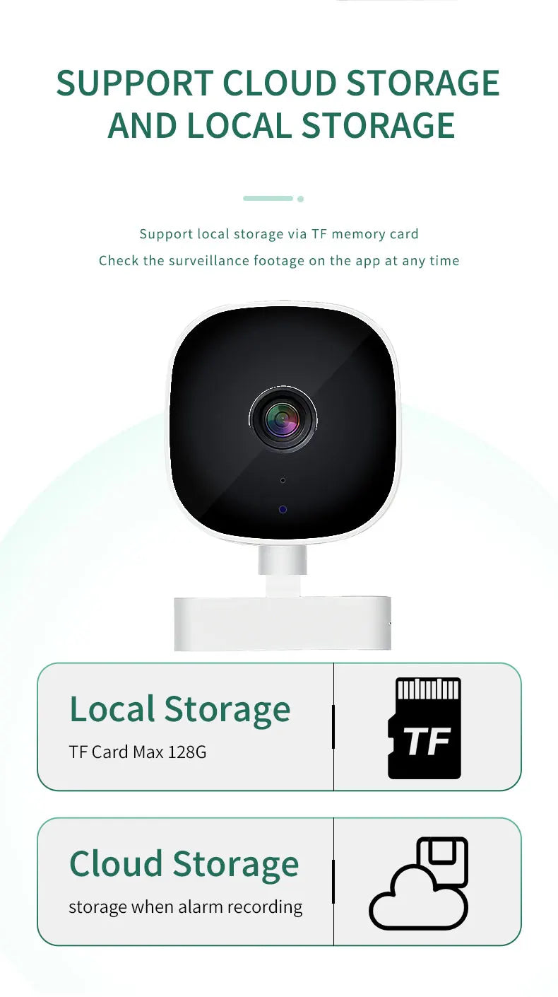 Indoor 4K Security Camera Two Way Audio Talk 2.4G WiFi Webcam Smart Home 8MP Video Surveillance Motion Detection IR Night Vision