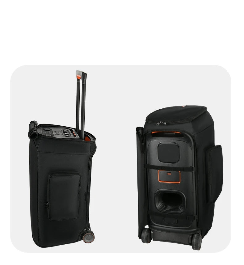 Protective Case For JBL PartyBox STAGE 320 Speaker, Travel Carrying Case Dust Cover with Double Pocket Nylon Mesh Sound Cover