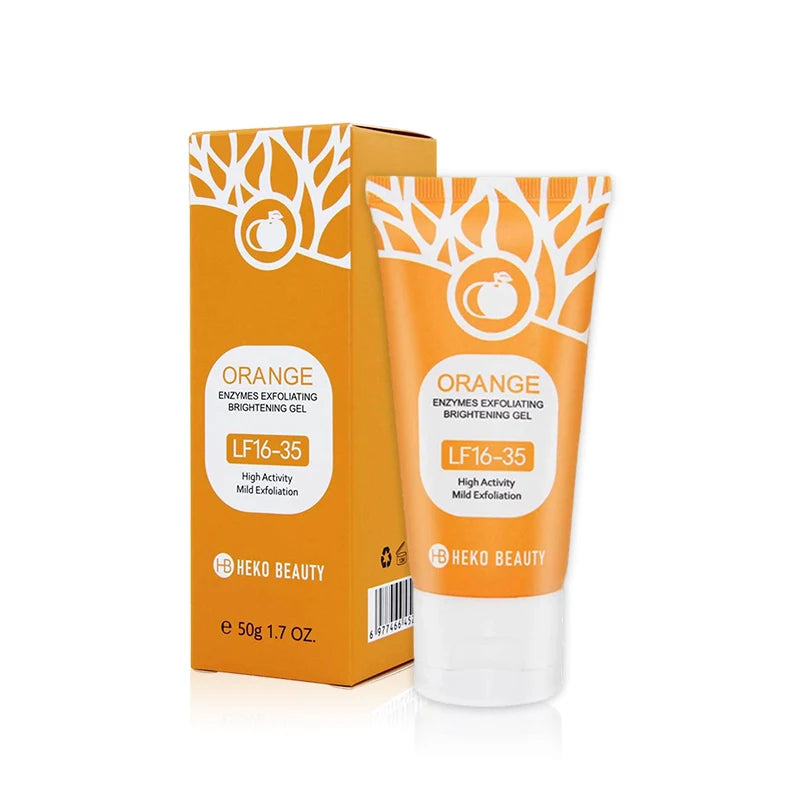 Orange Extract Exfoliating Peeling Gel Niacinamide Vitamin C Gentle Non-irritating Hydrate Nourish Dry Skin Daily Skincare