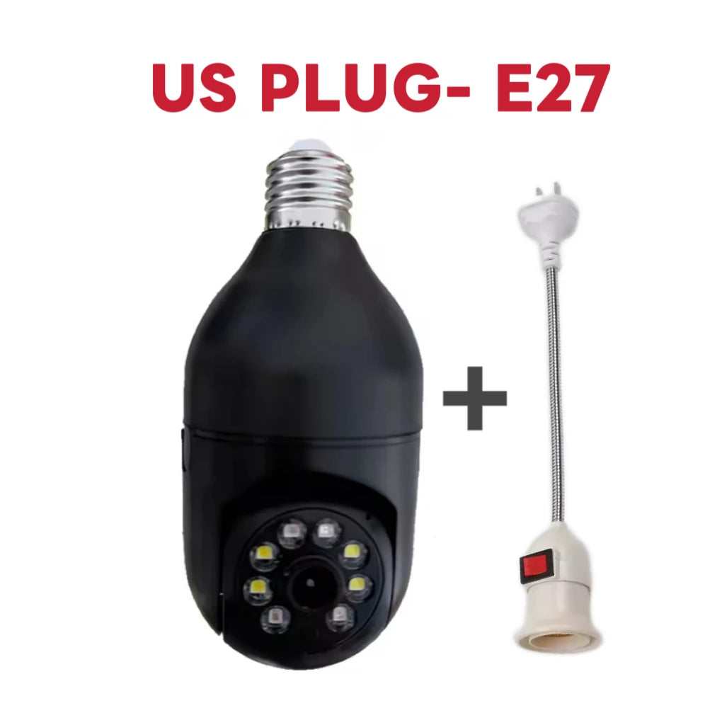Smart Wireless Security Camera 2.4GHz WiFi, Plug & Play No Installation, Indoor Outdoor, Pet Monitoring for Home Travel Rental,
