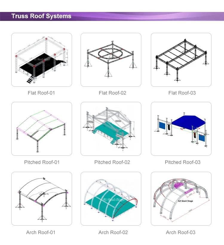 Stage lighting truss display 290 * 290 truss bracket Stage lighting totem truss