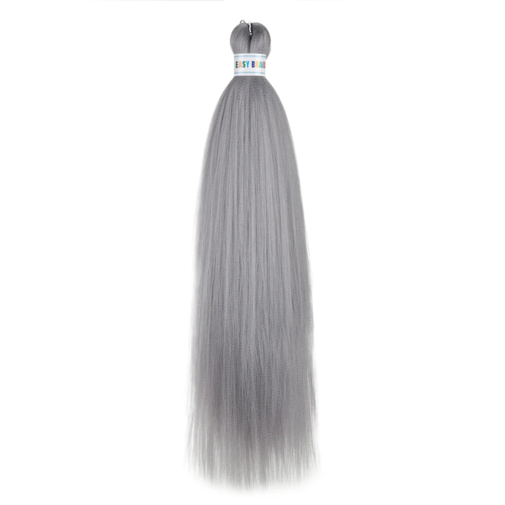 Ombre Kanekalon Braiding Hair Extensions Pre Stretched 26 Inch Synthetic Hair for Afro Jumbo Box Braids Natural Looking