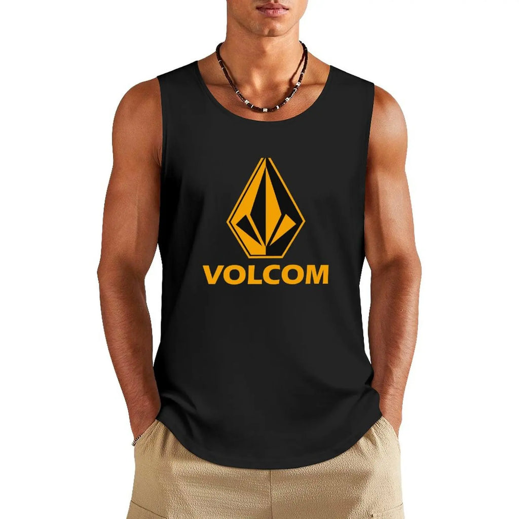 Diamond fitness vest Men's Tank Top Fashion Gym T-shirt Hawaiian Beach Surf Sleeveless Shirts Summer Casual Run Fitness Man Vest