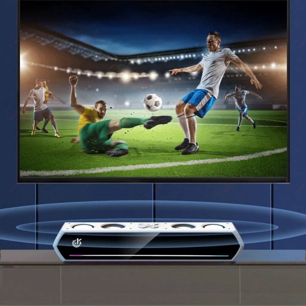 Caixa De Som Para TV Com Bluetooth 30W E 4 Alto-falantes Ideal Para PC Notebook Computador E Jogos