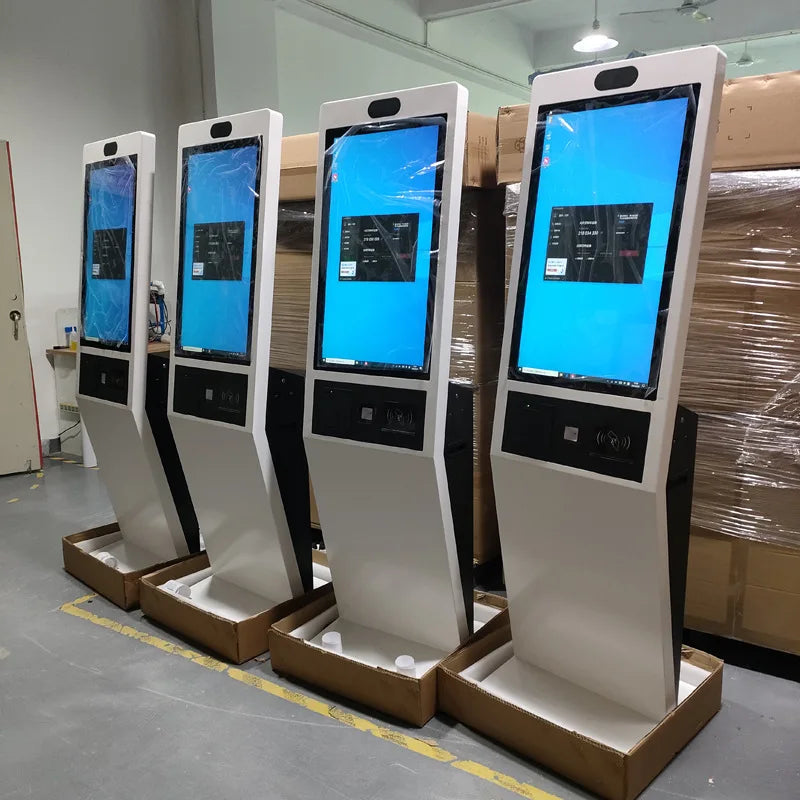 Hot selling：High Compatibility Indoor Self-Service Payment Kiosk Printer SDK 21.5/23.8/27/32/43 Inches Check-in/Out Touch Screen