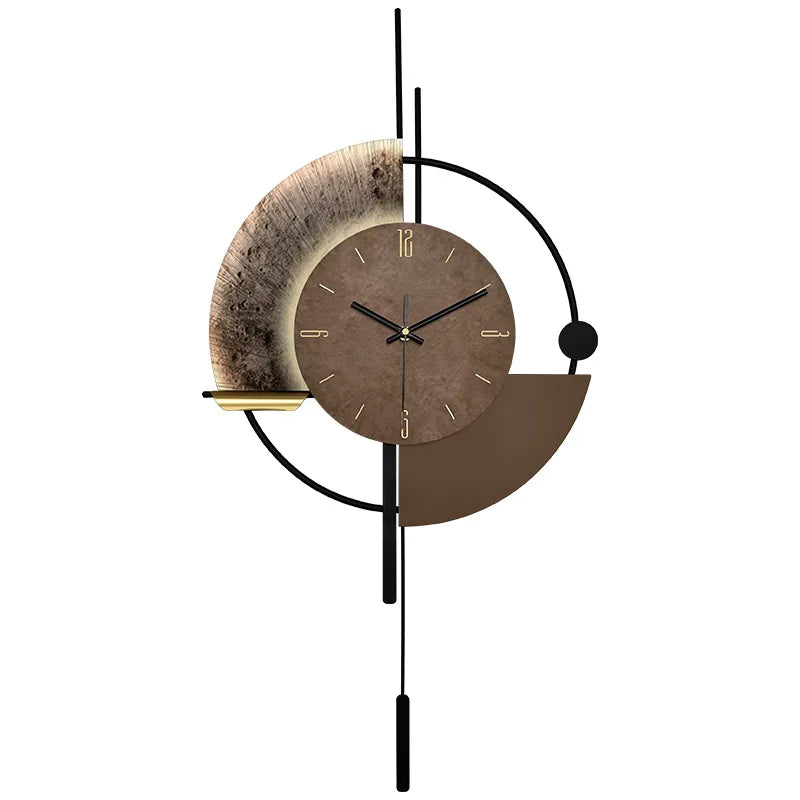 Modern Minimalist Living Room Home Wall Clocks TV Background Decoration Wall Clock Modern Design Home Decor