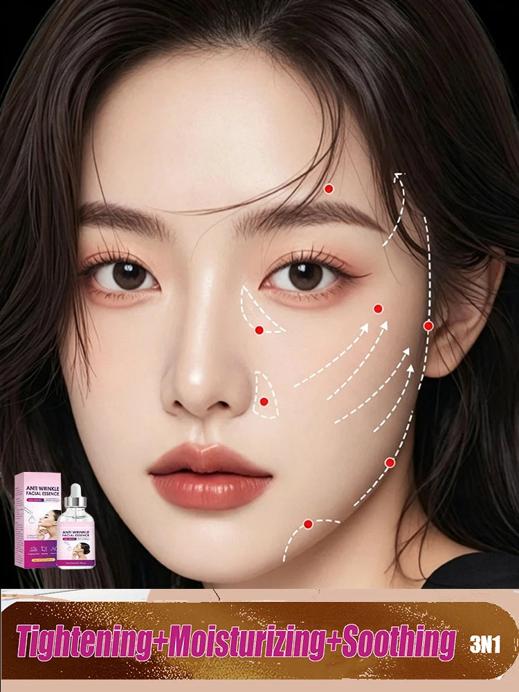 3ND Instant Anti Wrinkle Aging Remove Facial Wrinkles Serum To Fine Lines Around The Eyes Crow's Feet Neck Wrinkle Serum