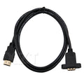 30cm/50cm/60cm/1m/1.5m Gold Plated HDMI-compatible Extension Cable Male to Female With Panel Mount  For HD TV LCD Lapt