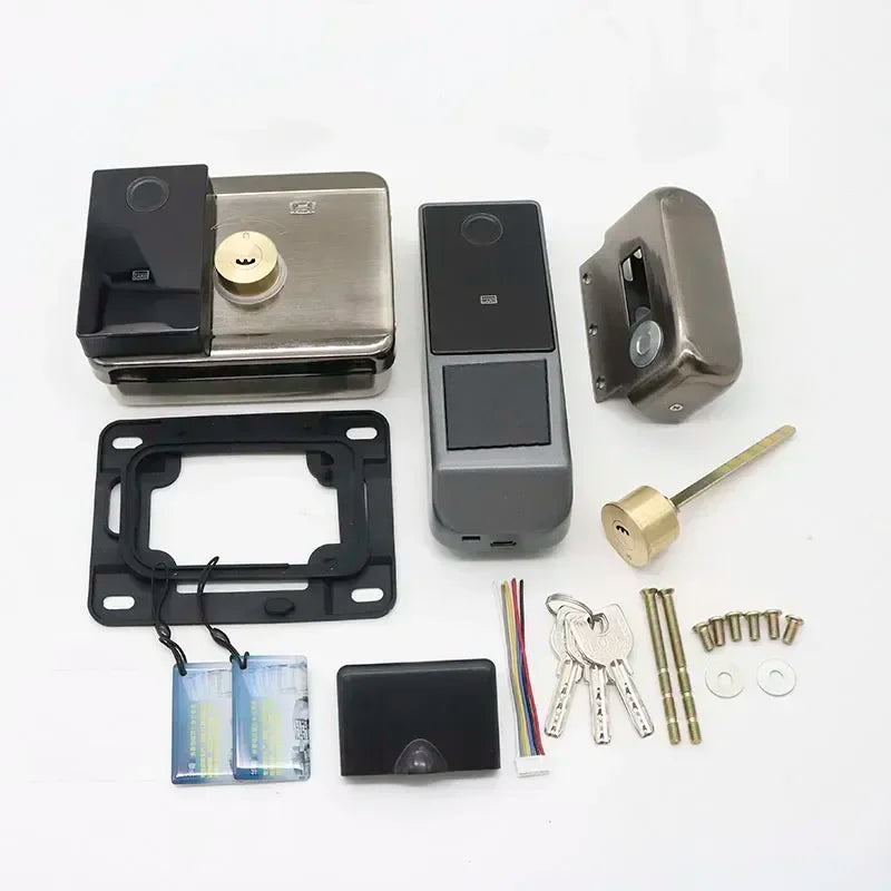 Tuya WIFI Smart Door Lock Double Side Fingerprint Lock Waterproof Outdoor Gate Passcode/IC Card /Key/Fingerprint/APP Unlock