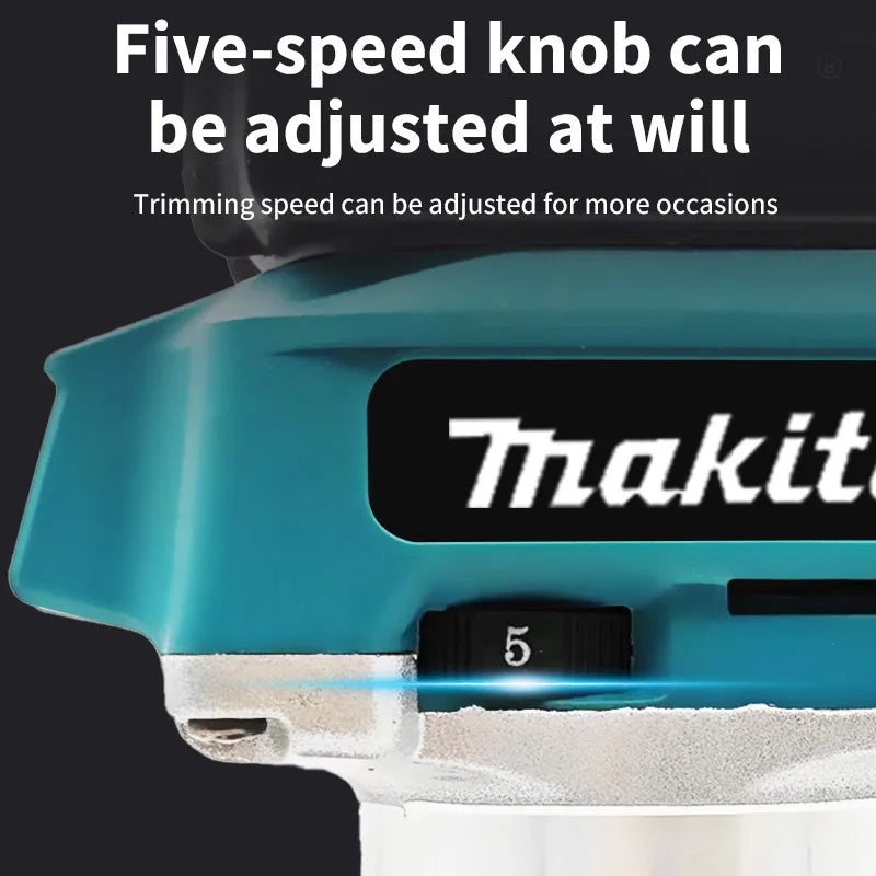 Makita DRT50 Cordless Trimmer Brushless Rechargeable Trimming Machine Slotting Tool Milling Woodwork Engraving Machine