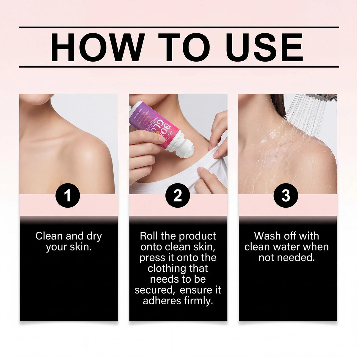 Eelhoe Body Roll-On Glue Gentle Moisturizing Smooth To Apply Skin-Friendly Comfortable Leaving The Skin Fresh And Non-Sticky